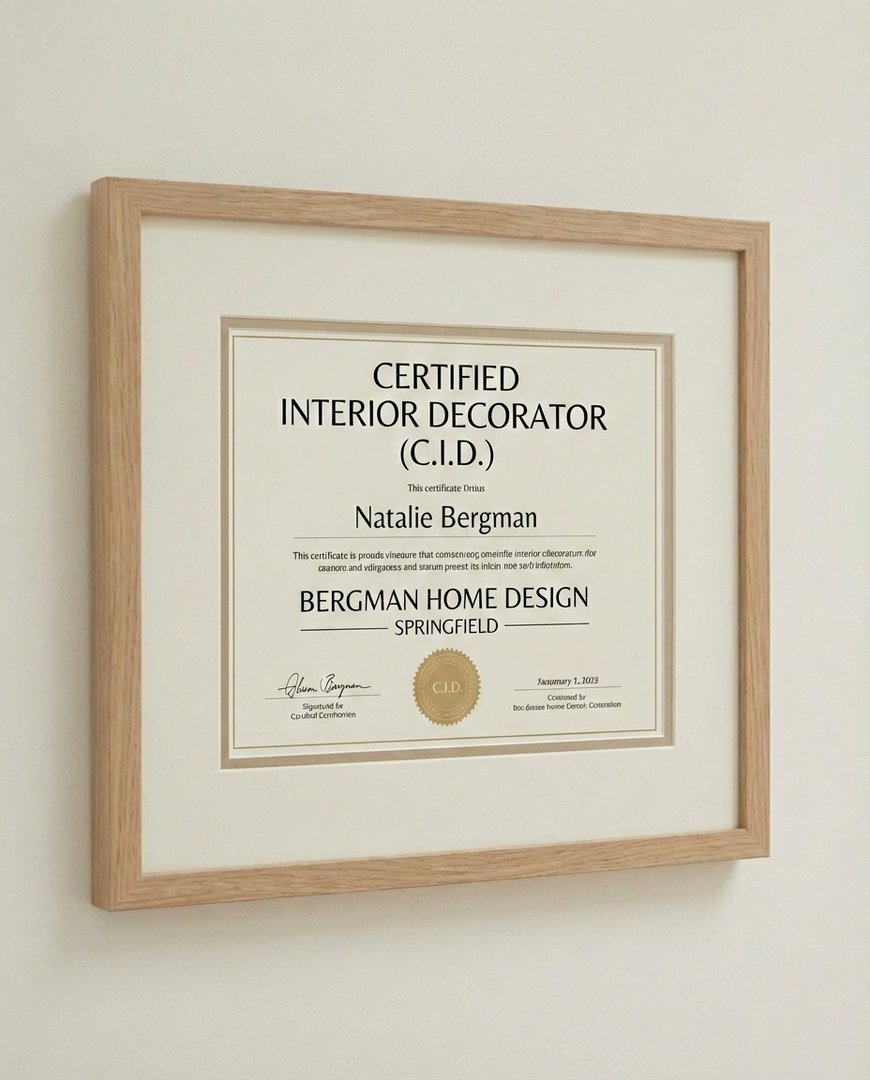 Certified Interior Decorator (C.I.D.)