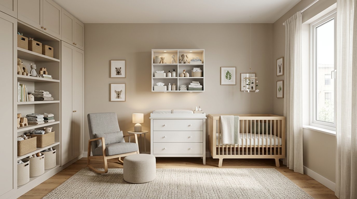 Calm Apartment Nursery