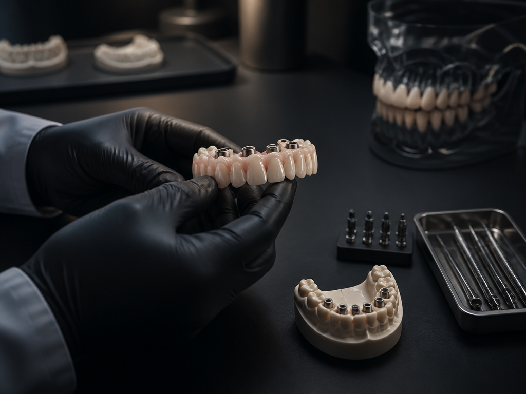 All-On-X Dental Implants: Full-arch restoration replacing missing teeth with highly durable, natural-looking implant